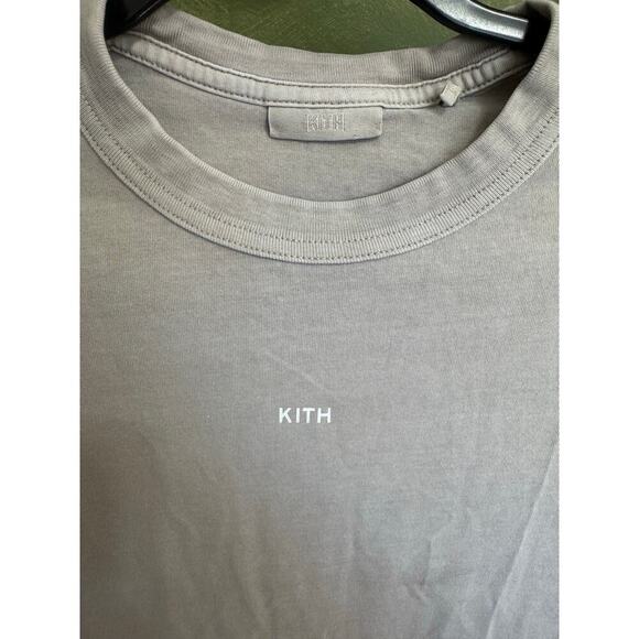 Kith Women’s Classic Tee Shirt Short Sleeves Crewneck Pink Gray Size XS - Picture 4 of 13